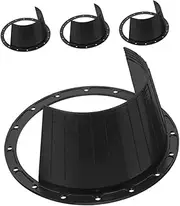 COMPUKAS 4pcs Speaker Gasket Ring for Car Audio Durable Spacer for Enhanced Performance Fits Vehicle Speakers Protects Against Dirt Debris for Cars Motorcycles