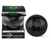 Ooze Saturn Globe Grinder a unique 4 piece grinder BLACK Velvet Pouch