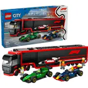 LEGO 60445 F1® Truck with RB20 & AMR24 F1® Cars - City