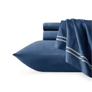 Renee Taylor Strada Embroidered Egyptian Cotton Sheet Set