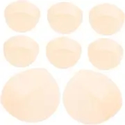 [MOBUTOFU] 8pcs Beach Bra Pads Bra Inserts Pads Bra Accessories Bras Insert Pads Swimsuit Bra Pad Inserts Pads for Bras Inserts Skin-friendly Bras Pads Bra Cup Pads Sponge Bra Cups