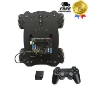 AGV Robot Car Chassis Unassembled w/ ROS Mecanum Wheel Wireless Controller Kit