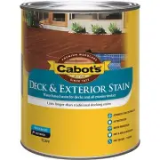 Cabot's DECK & EXTERIOR TIMBER STAIN Water Based Dry Fast JARRAH Brown 1L 4L