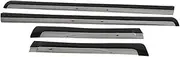 ABS Door Body Molding Door Body Anti-Scratch Protector Car Side Strips Trim Compatible for Toyota Land Cruiser Prado FJ150 2014-2017(Gloss Black)