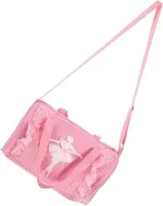 Mikinona Portable Dance Shoulder Bag Girls Ballet Dance Bag Adjustable Strap Oxford Material for Boys and Girls