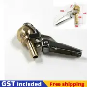 Ball Tire Air Chuck with Valve Stem Lock On Clip Brass Fitting Tyre Inflator