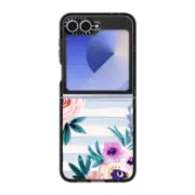 Galaxy Z Flip6 Impact Case Victoria_Flower-soft-blushing-clear