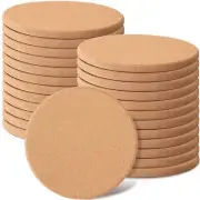 24 Pcs Cork Trivet 8 Inch Cork Coaster Thick Cork Trivets for Hot Dishes and ...