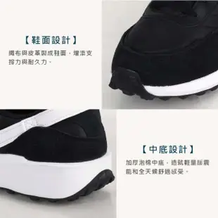 【NIKE 耐吉】WAFFLE DEBUT 男慢跑鞋-復古 經典 黑白(DH9522-001)