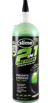 Slime 10193 Tire And Tube Sealant Puncture Repair Sealant, 2-in-1, Premium, And