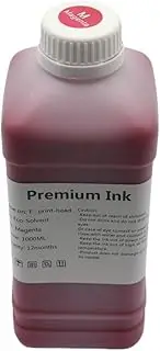 1000ml Eco-Solvent Ink - Compatible with Roland, Compatible with Mimaki, Compatible with Mutoh, Compatible with Epson, R1800 4800 7880 9800 TX800 XP600(Magenta)