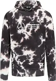 Mercedes AMG Petronas Formula One Team - Tie Dye Hoodie - Grey - Men - Size: XXL, Grey