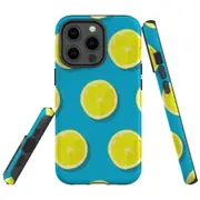 For Apple iPhone 13 Pro Case, Armour Back Cover, Lemon Slices