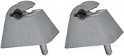 fhtpr 2x Gray Car Sun Visor Holder Bracket Clip,Fit For Opel, Vauxhall, Vectra Vivaro A Astra F Corsa Combo B Carlton Tigra Senator Cavalier Car Visor Retaining Clip