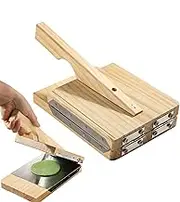 Wooden Tortilla Press Dumpling Dumpling Press | Manual Dumpling Skin Press Mold | Multifunctional Dumpling Wrapper Presser Kitchen Dough Press Tool for Dumpling Wrapper Bun Wrapper