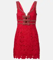 [Rebecca Vallance] Rebecca Vallance Kalina embellished minidress UK 14 red