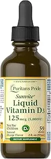 Puritan's Pride Liquid Vitamin D3 5000 IU-2 oz Liquid