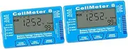 LIFKICH 2pcs LCD Backlight Battery Checker Digital Battery Capacity Tester for Li-ion Li-po