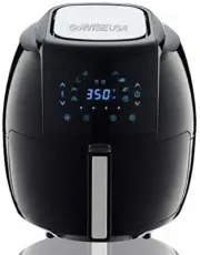 1700-Watt 5.8-QT 8-n-1 Multifunctional Digital Air Fryer with Recipe Book, Black