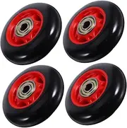 4pcs Roller Wheel Universal Wheel Pulley Wheel for Gym Equipment Rowing Machine Roller Fitness Ab Roller Wheel Exercise Equipment Universal Pulley Core Roller