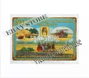 1916 AVERY TRACTORS PLOWS SEPERATORS & STEAM ENGINES metal tin sign home accents
