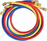 Zoizocp R410A AC Charging Hose Tube, 35'' Refrigerant Charging Hose for automotive air conditioning systems, 1PC
