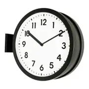 15inch Double Sided Wall Clock. Minimalist Designed Classic Station Clock