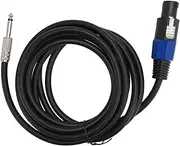Speaker Cable, Male Inch Audio Amplifier Connection Heavy Duty Cord Wire Audio Amplifier Connection Cord Speaker Cable Wire
