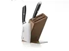 Cangshan L Series 3-Piece HUA Cleaver Block Set, German Steel Forged,