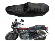 For Royal Enfield GT & Interceptor 650 "LEATHERITE DUAL SEAT ASSEMBLY BLACK" D17