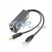 DC Active PoE Splitter Network Power Over Ethernet 24V ~12V NEW