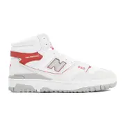 [New Balance] New Balance-White Leather 650 Sneakers-Uomo 10 US