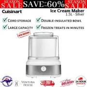 Cuisinart Ice Cream Maker Electric Quick Cooling Freeze Milkshake Sorbet Machine