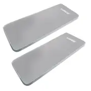 2x Adventure Kings Self Inflating Foam Mattress Single 100mm Thick Carry Bag