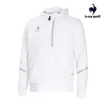 【LE COQ SPORTIF 法國公雞】防水透濕防風保暖休閒潮流連帽外套-男款-白色-LWS61601