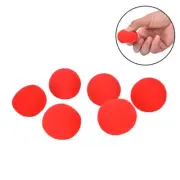 1X 4.5cm Finger Magic Props Soft Red Sponge Ball Close-UP Comedy Tricks YU