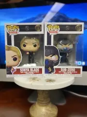 Funko Pop! Movies: Mortal Kombat Set Sonya Blade #1056 & Sub-Zero #1057