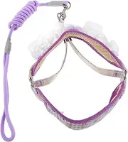 Nylon Dog Harness Leash Set No Pull Pet Harness for Small Medium Dogs Kitten and Cat Training Leash Comfortable
