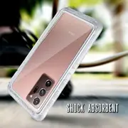 For Samsung Galaxy Note 20 Ultra Transparent Defender Slim Polycarbonate Case Cover (Clear)