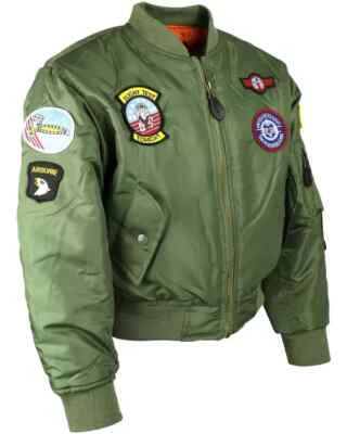 Kids Pilot Flight Bomber Jacket 9-10 Years