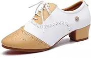 [ONAIC] Womens Latin Dance Shoes 5Cm Heels Comfortable Ballroom Dance Shoes Performance Professional Latin Salsa Shoes