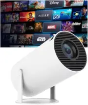 Softsizzle® 4K Mini Projector: Portable Wifi6, Bluetooth 5.0, Android 11, 180...