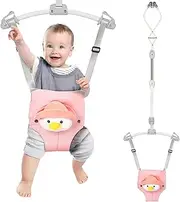 Baby Doorway Jumper Adjustable 10.8"-23.6" No-Tool Activity Seat | Bouncer with Stainless Steel Springs & Machine-Washable Bag (Indoor/Outdoor Use)