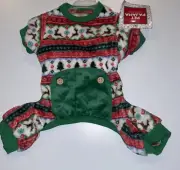 Dog Christmas Pajamas Warm and Plush Size Large