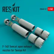 1/48 ResKit RSU48-0067 F-14D Tomcat Open Exhaust Nozzle upgrade set