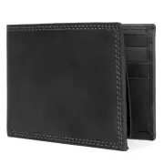 J. Buxton Hunt Credit Card Billfold Leather Wallet with Card Case | MaxStrata®