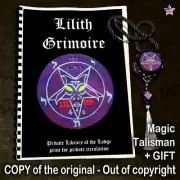 Antique Book Magic Esoteric Manuscript Occultism Witchcraft Lilith Grimoire Goth
