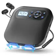 CD Player Portable Bluetooth CD Player with Speakers and FM Transmitting Port...