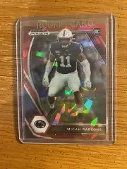 Micah Parsons Dallas Cowboys 2021 Panini Red Ice Rookie Refractor #136 MINT