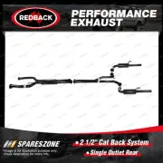 Redback 2 1/2" Cat Back System Single Outlet Rear for Holden Commodore VE VF